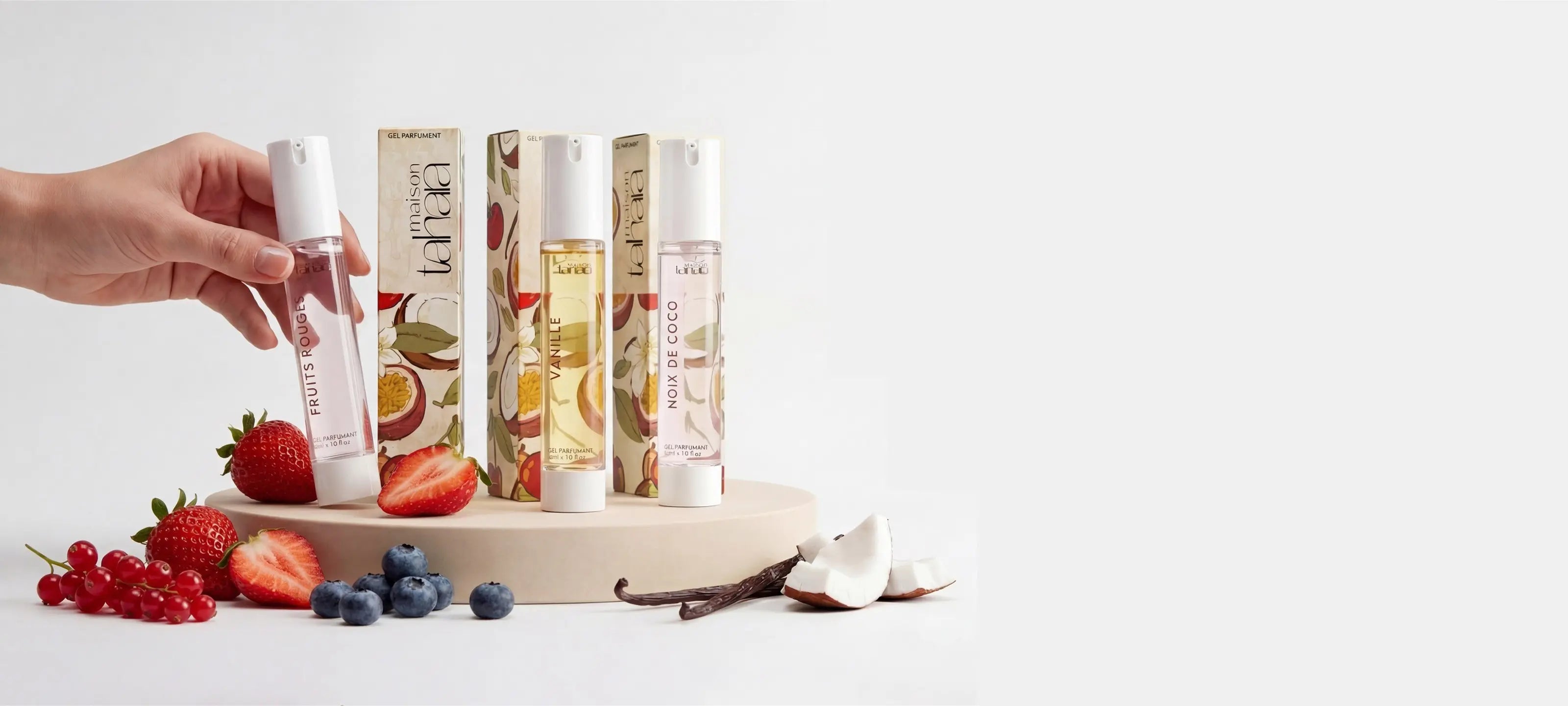 banniere du site maison tahara pour la page de collection