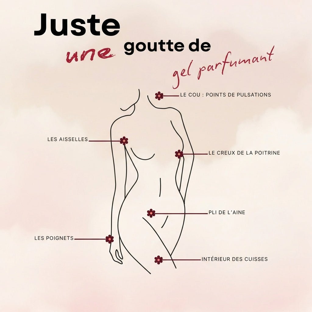 illustrations des zones chaudes du corps
